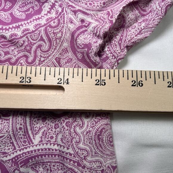 Wrangler Western Shirt Mens Size XL Pink Paisley Floral Breast Cancer Pearl Snap - Picture 8 of 16